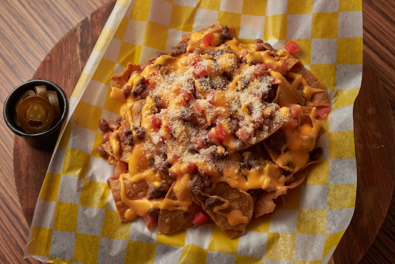 Spicy queso dip starter at Cafe Rio